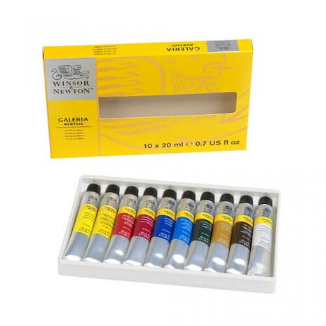 Winsor & Newton Galeria Acrylverf Set 10x20ml 3