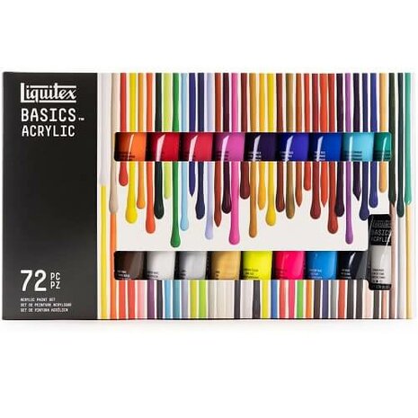 Liquitex Basics Acrylic Colour Set 72x22ML 3