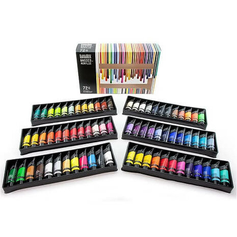 Liquitex Basics Acrylic Colour Set 72x22ML 4