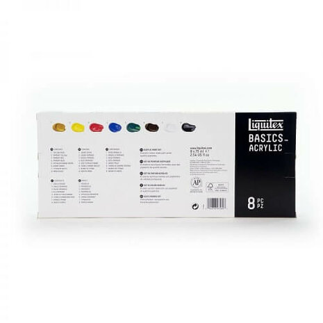 Liquitex Basics Acrylic Colour Set 8x75ml 6