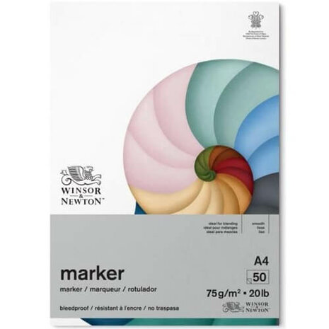 Winsor & Newton Marker Papier Bleedproof A4