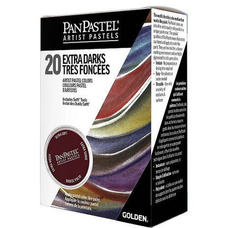 PanPastel Extra Dark Shades Set 20 Pans