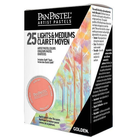 PanPastel Light & Medium Set 25 Pans