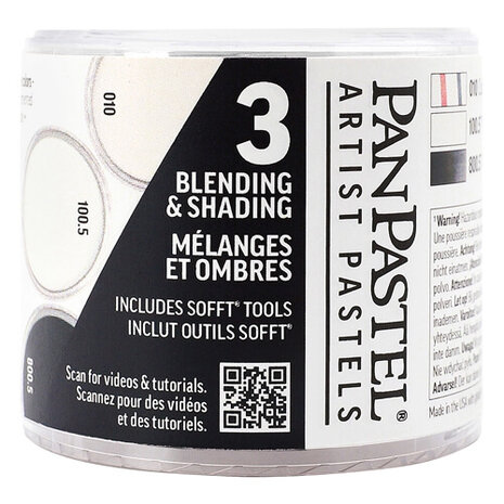 PanPastel Blending & Shading Colors Set 3 Pans