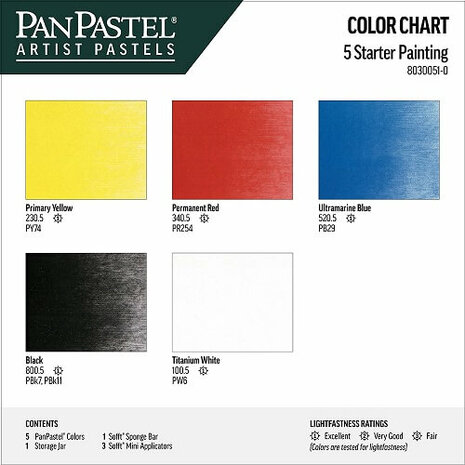 PanPastel Painting Set 5 Pans C