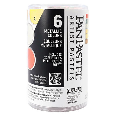 PanPastel Metallic Colors Set 6 Pans