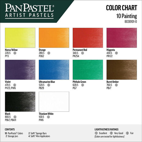 PanPastel Painting Set 10 Pans C