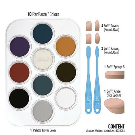 PanPastel Lisa Ann Watkins Animal Art Set 10 Pans B