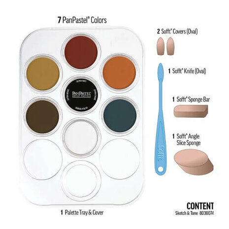 PanPastel Sketch & Tone Set 7 Pans A