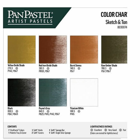 PanPastel Sketch & Tone Set 7 Pans B