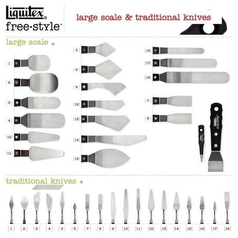 Liquitex Freestyle Large Palette Knife no17 C