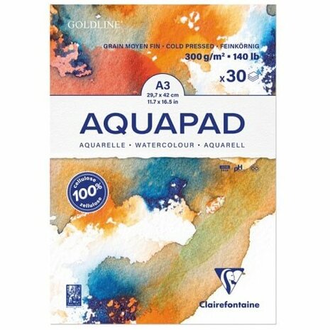 Clairefontaine Goldline Aquarelpad 300 grams A3