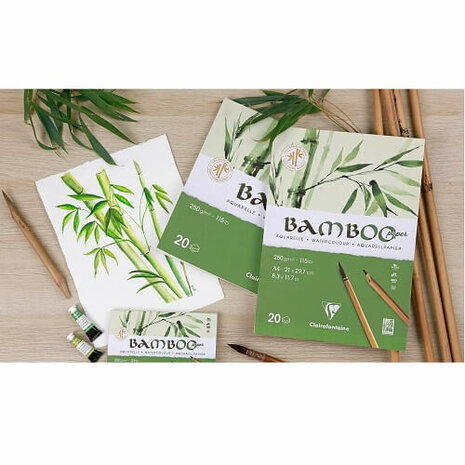 Clairefontaine Bamboo Aquarelpad 250 grams