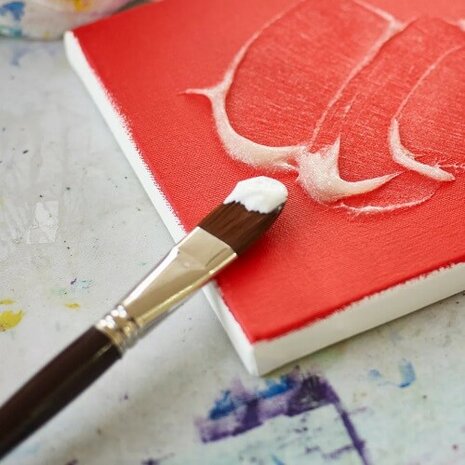 Winsor & Newton Galeria Acrylic Brush Filbert D