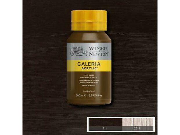 Galeria Acrylverf 500ml Burnt Umber 076