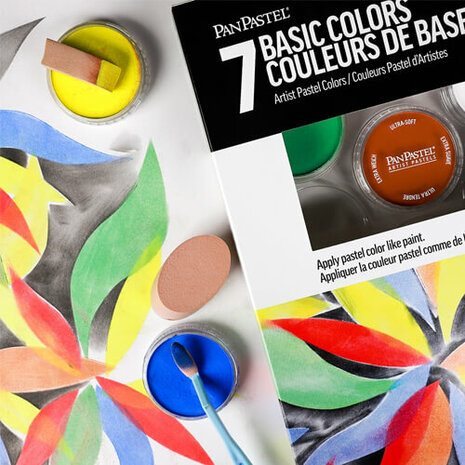 PanPastel Basic Colours Set 7 Pans C