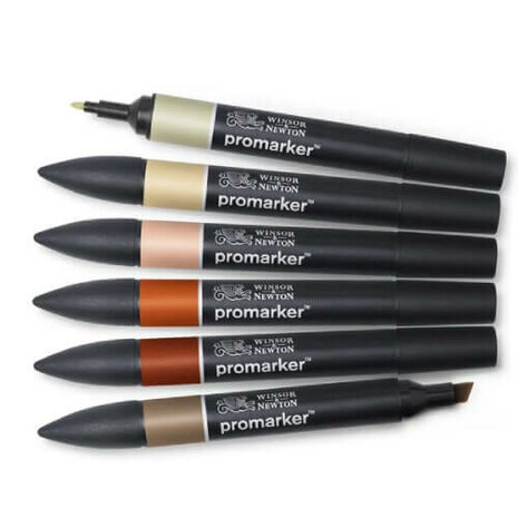 Winsor & Newton Promarker Set Earth Tones 2