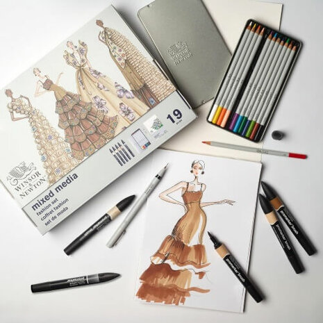 Winsor & Newton Mixed Media Fashion Set 2