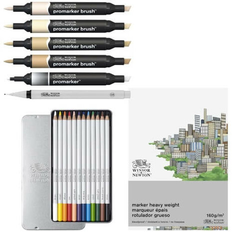 Winsor & Newton Mixed Media Fashion Set 3