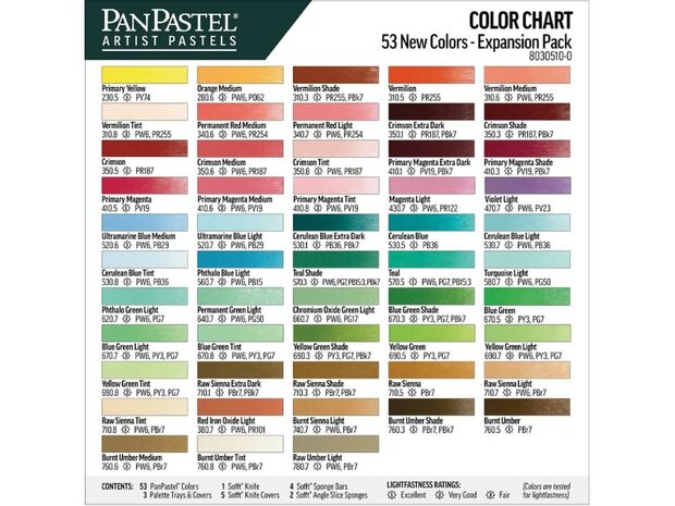 PanPastel 2025 New Colours Set 53 Pans 9ml B