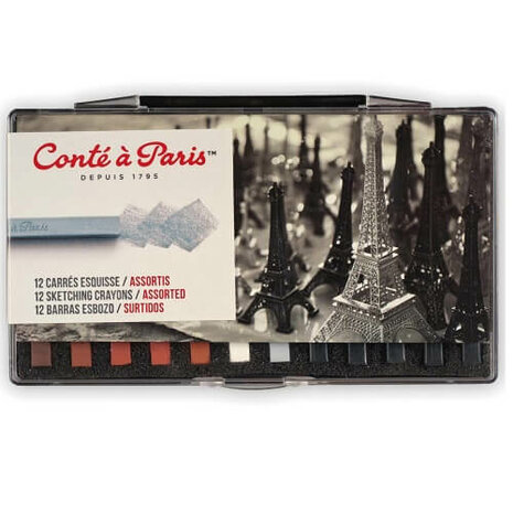 Cont&eacute; &agrave; Paris Sketching Pastelkrijt Set Assorti