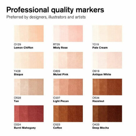 Winsor & Newton Promarker Set Skin Tones 13pcs 3