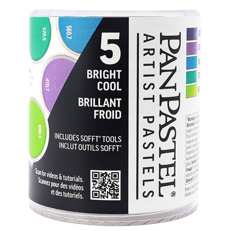 PanPastel Bright Cool Set 5 Pans