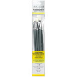 Winsor & Newton Foundation Acrylverf Lange Penselen Set 5 Winsor & Newton Foundation Acrylverf Lange Penselen Set 5