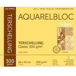 Schut Terschelling Classic Aquarelblok 300gram 18x24 Schut Terschelling Classic Aquarelblok 300gram 18x24