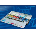 Winsor & Newton Cotman Metal Sketching Box Aquarelset 24 halve napjes Winsor & Newton Cotman Metal Sketching Box Aquarelset 24 halve napjes