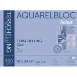 Schut Terschelling Glad Aquarelblok 300gram 18x24 Schut Terschelling Glad Aquarelblok 300gram 18x24
