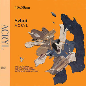 Schut Acryl Papier 360gram Blok 40x50cm - Canvas-Schildersdoeken