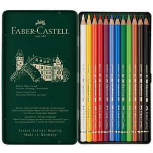 Faber-Castell Polychromos Kleurpotloden Set 12 stuks